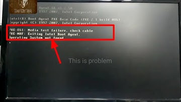 How to solve PXE-E61 : Media test failure , check cabe  PXE-M0F : Exiting Intel Boot Agent.