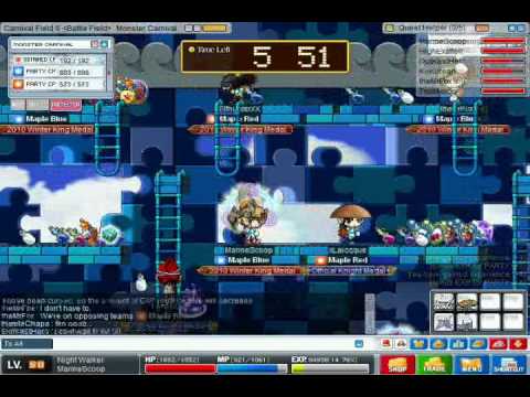 MapleStory - All Dexless Sin/Night Walker Party CP...