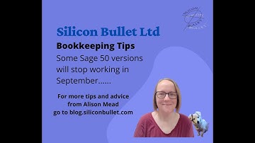 Some Sage 50 versions will stop working in September.  check your version number