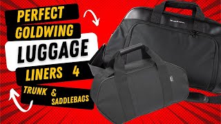 GOLDWING Bags Honda Trunk and Saddlebag Luggage Liner Compartment Biker Gear Review Hopnel Wingstuff