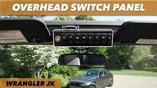 Voswitch 8Switch Overhead Switch Panel // Jeep Wrangler JK & JKU