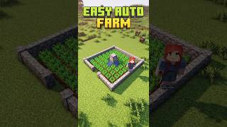 EASY Automatic Crop Harvester in Minecraft! (Build Tutorial) 🌾
