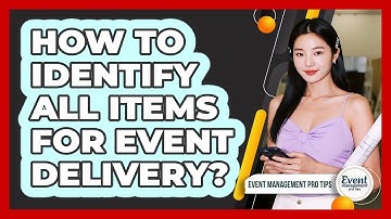 How To Identify All Items For Event Delivery?