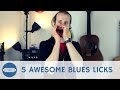 5 Awesome Intermediate Blues Harmonica Licks on C harmonica