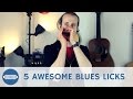 5 Awesome Intermediate Blues Harmonica Licks on C harmonica