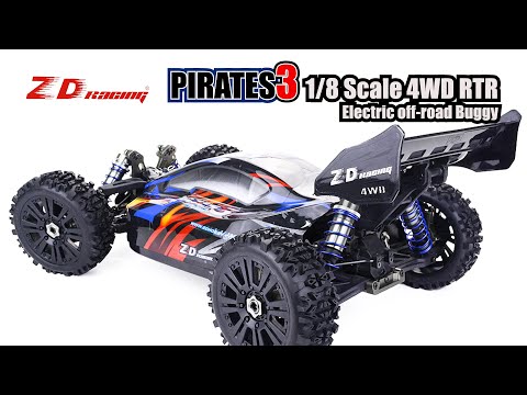 【新品未使用】1/8スケール ZD RACING PIRATES3 RTRセット PIRATES3 9D20-V31 1/8 RC]ZDracing - YouTube