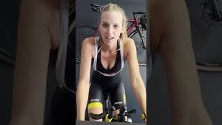 How Riding the Indoor Trainer Just Became Fun 🚴🏼‍♀️ #shorts screenshot 3