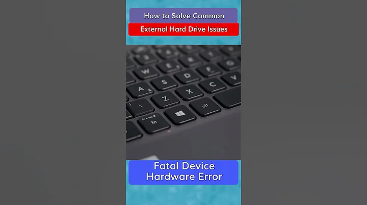 How to solve the fatal device hardware error? #wondershare #harddrive #recoverit #hardware
