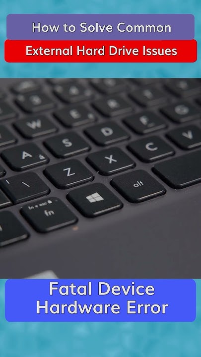 How to solve the fatal device hardware error wondershare harddrive 