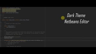 Dark Theme For NetBeans IDE [Dracula] [Hacker Look]