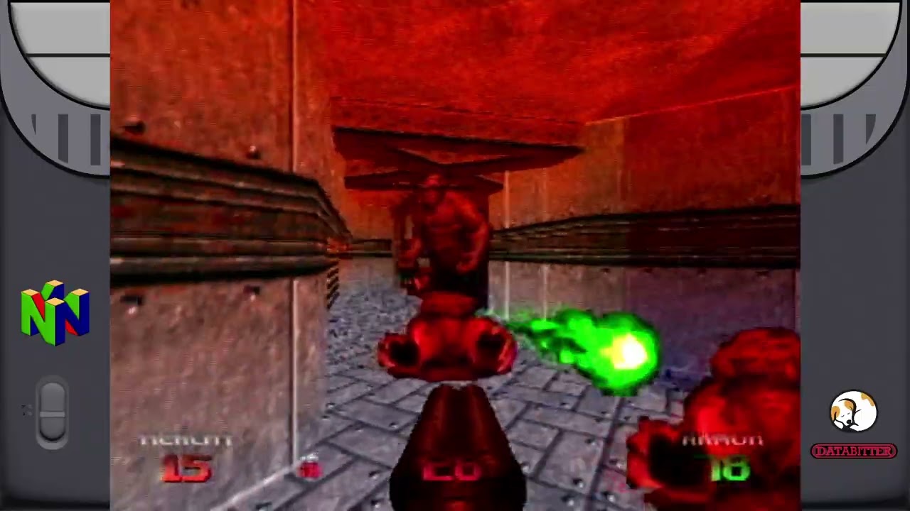 Doom 64 EX - Original Hardware - Bonus Pak (Extra levels on N64) - level 132 - Visions Of Hostility