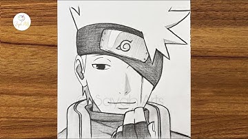 Easy Anime Drawing || How to Draw Kakashi Hatake || Naruto Drawing Tutorial for beginners