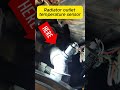 Audi Q7 4.2 FSI Radiator outlet temperature sensor #shorts #mechanic #diy
