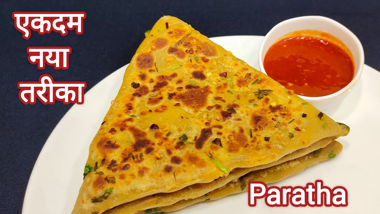 Triangle paratha recipe | Easy & Quick Triangle Paratha Recipe For ...