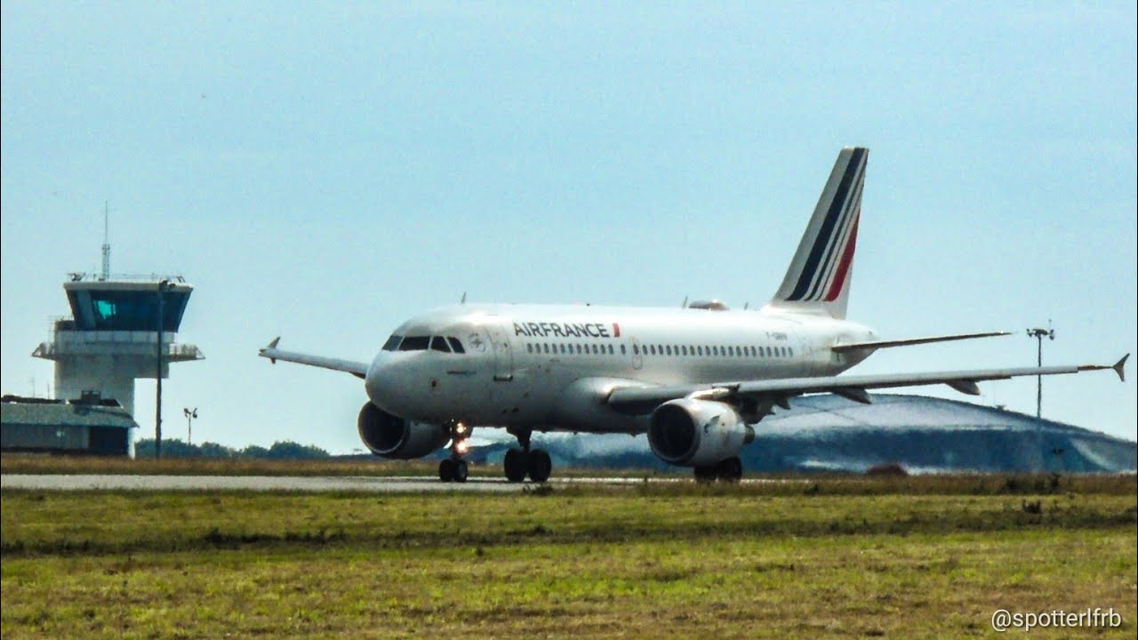 (25th June) Plane spotting at Brest Bretagne Airport (LFRB) - YouTube