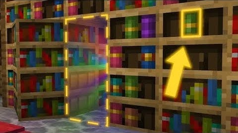 The BEST Secret Bookshelf Door in MINECRAFT! || Easy Build Tutorial