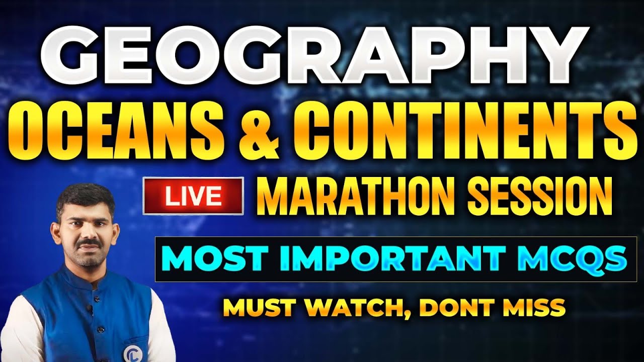 🔴LIVE Indian and World Geography Marathon | SSC, Railway, Defense, APPSC/TSPSC| Complete