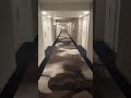 The long halls inside of the MGM GRAND in LAS VEGAS