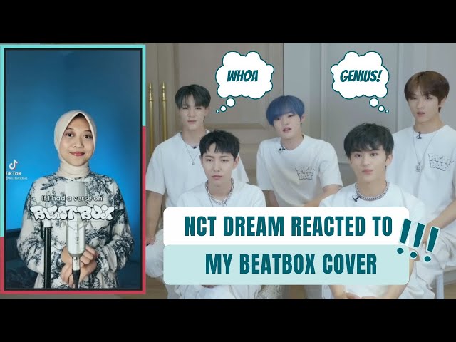 NCT DREAM REACTED TO MY BEATBOX COVER (STORY TIME!) class=