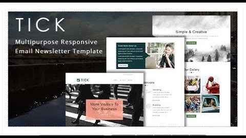 Tick - Multipurpose Responsive Email Template | Themeforest Templates