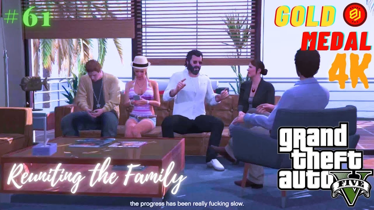 GTA 5 STORY MODE #61 Reuniting the Family | Walkthrough All Mission| # ...