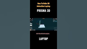 How to Make 3D Animation Laptop /Prisma 3D Tutorial Video