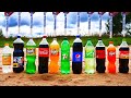 Mentos Run Race ASMR ☆ Coca Cola, Fanta, Sprite, 7up, Schweppes, Pepsi vs Mentos Reaction