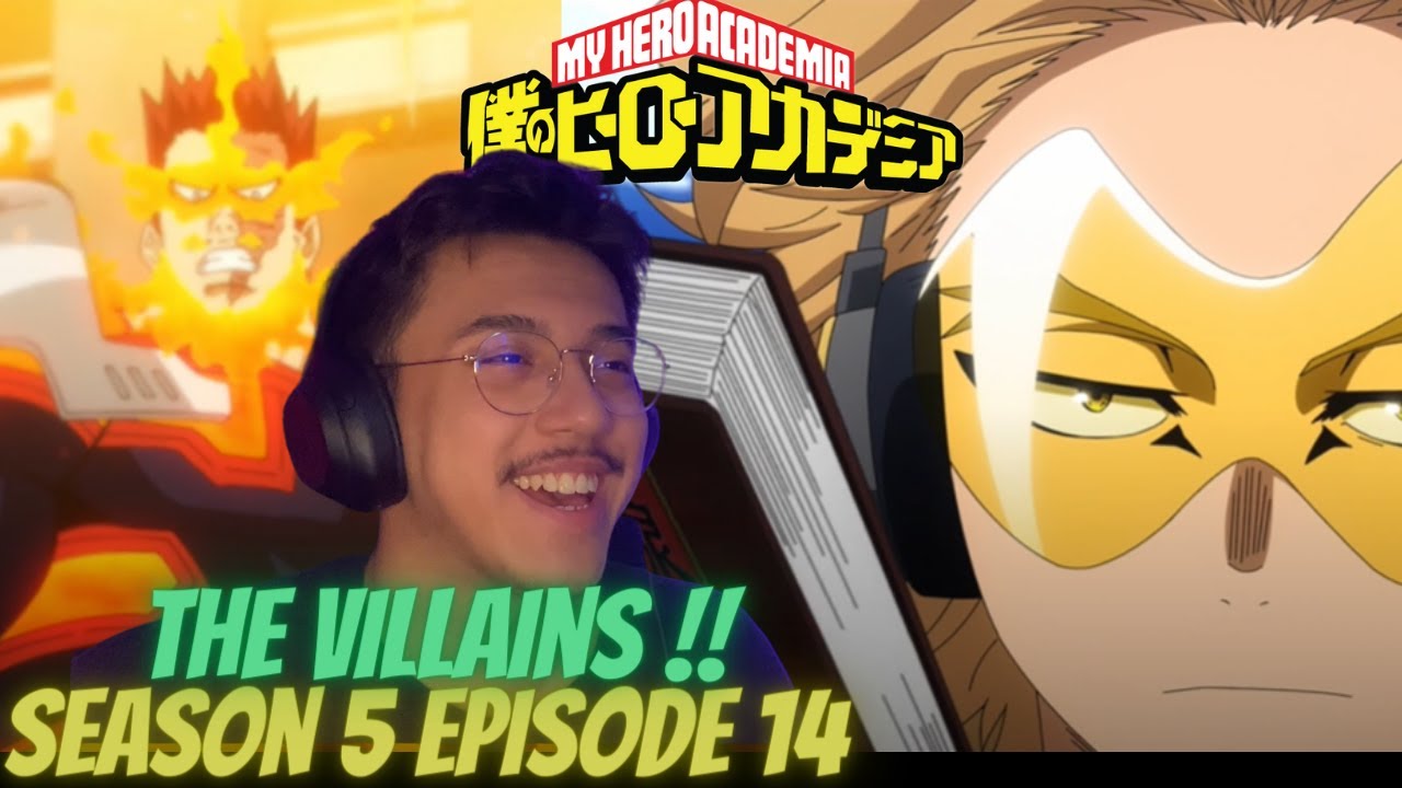 THE VILLAINS ! MY HERO ACADEMIA SEASON 5 EPISODE 14 REACTION - YouTube