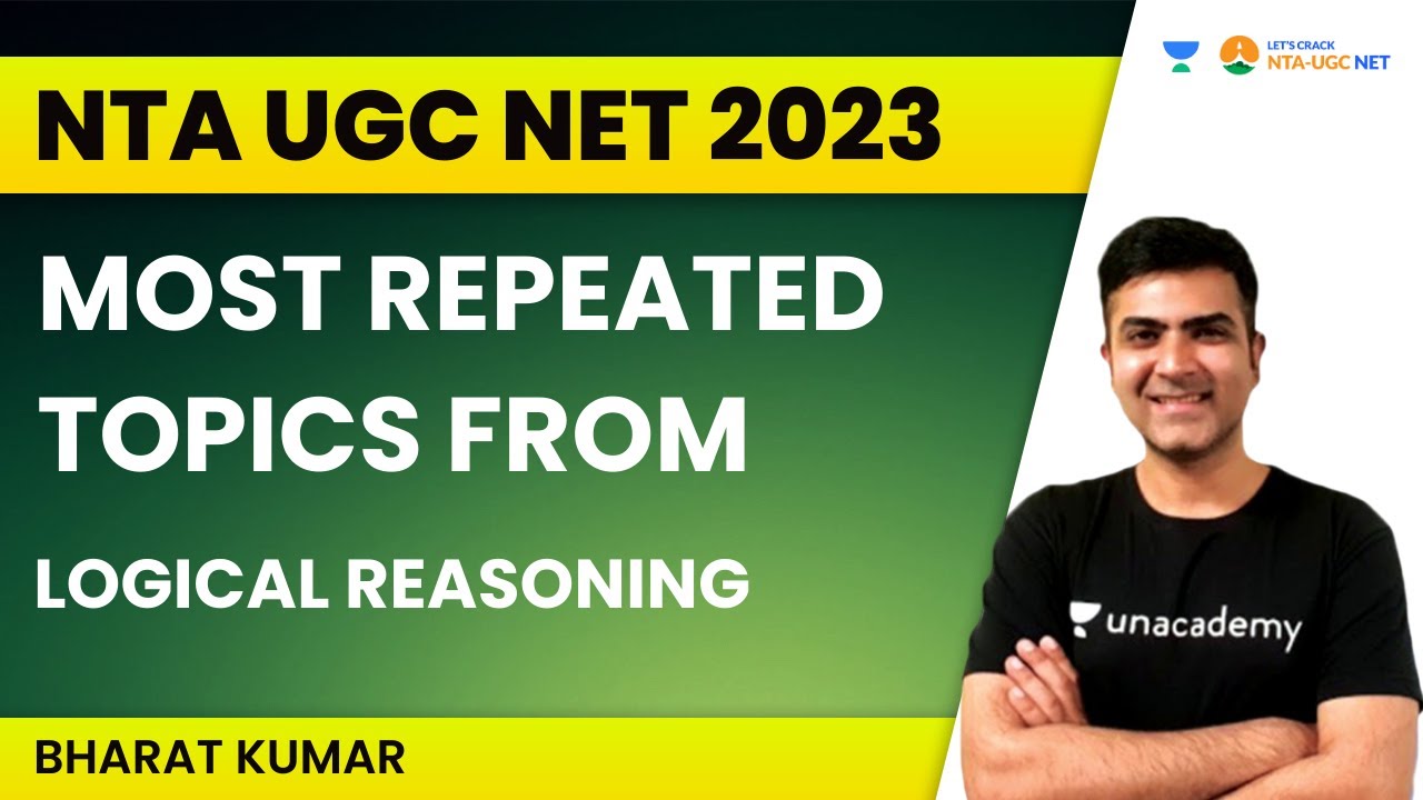 Most Repeated Topics from Logical Reasoning | NTA UGC NET 2023 | Bharat ...