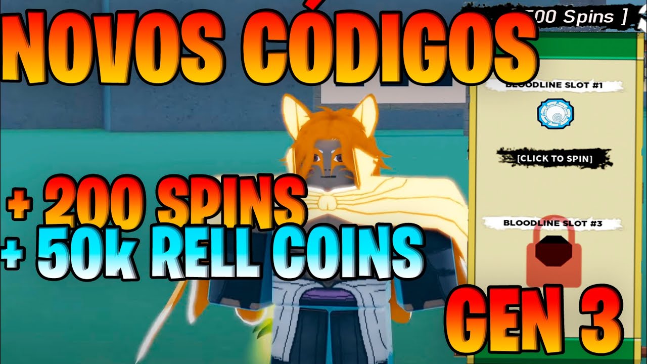 [50K DE RELL COINS] FINALMENTE NOVOS CÓDIGOS DE RELL COINS E SPINS ...