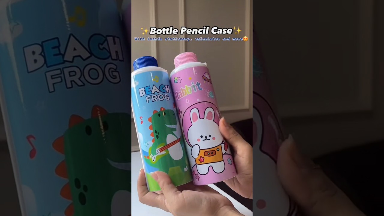 Bottle 🤩 pencil ✏️ case 💗🥰