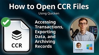 How to Open CCR Files (Quicken)
