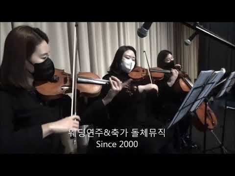포시즌스호텔웨딩, 웨딩연주, 4중주 Je Te Veux