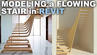 Modeling a Flowing Stair in Revit Tutorial