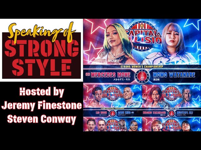 NJPW Capital Collision live recap show #njcapital | Speaking of Strong Style