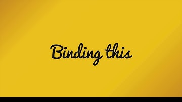 Binding "this" in JavaScript