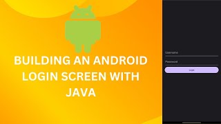 Login screen in Android (Java) || How to create login screen in Android Studio?