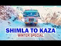 Bus ride to cold desert Spiti | SHIMLA TO KAZA - HRTC bus Vlog | Himbus