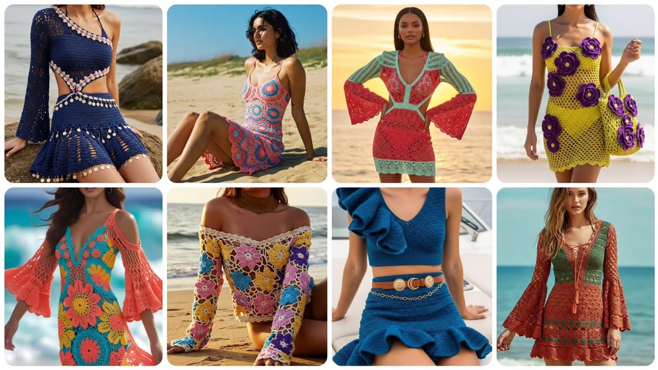 Stunning Crochet Dress Ideas ✨ From Yarn to Runway (Trendy Handmade Fashion 2025)🧶part 2