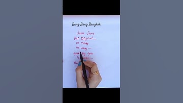 Thumbnail of Bang bang bangkok song lyrics ✨ | #viral #trending #shorts #music #vibes #lyrics
