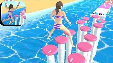 Hopscotch run game - running games - Android iOS gameplay