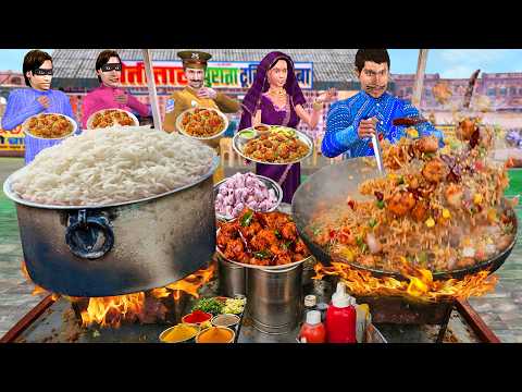 Chicken Pickle Rice Wala Spicy Chicken Pickle Fried Rice Street Food Hindi Kahaniya Moral Stories