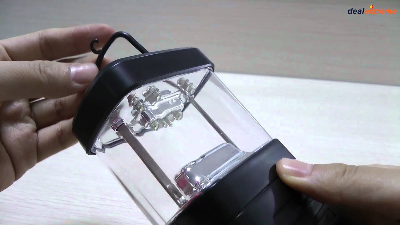 1W 7000K 110LM 11-LED White Light Camping Lamp - DealExtreme