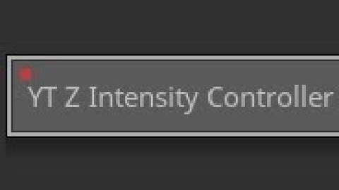 Zbrush plugin "YT Z Intensity Controller" V2