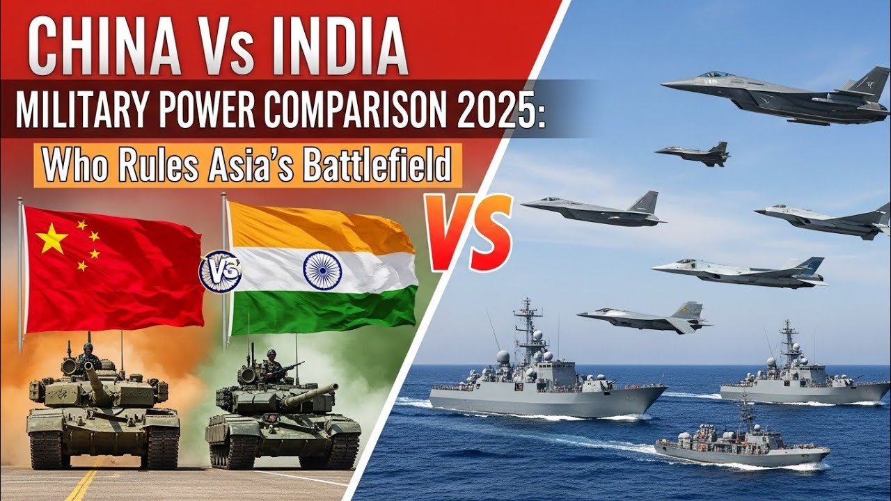 China vs India Military Comparison 2025 / India vs China Military ...