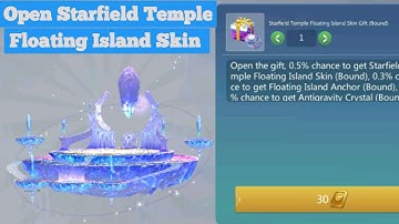 Open Starfield Temple 25 Box New Floating Island Skin | UTOPIA ORIGIN