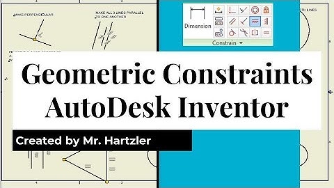 Using Geometric Constraints in CAD