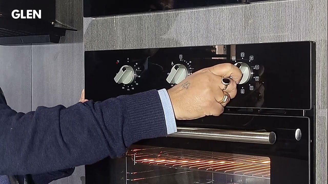 Glen 70 Litre Built in Oven with 9 Multi-functions (651MRTBL) - Demo
