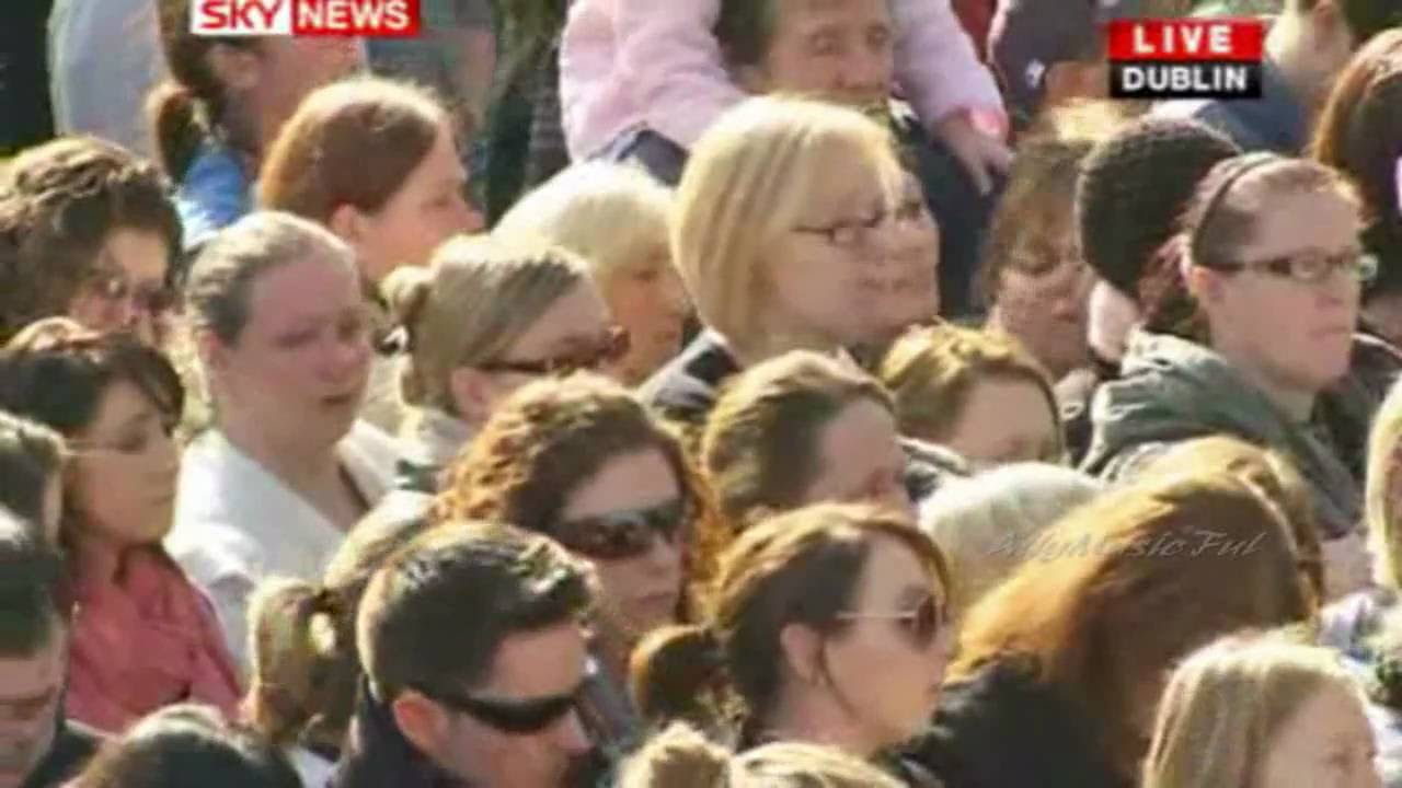 Boyzone sing at Stephen Gatelys funeral In This Life