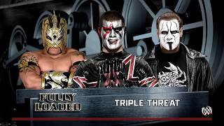 WWE 2K16 - Cody Rhodes 'Stardust' VS Sting VS Kalisto [TRIPLE THREAT MATCH]